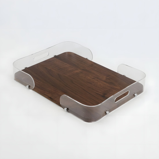 Wooden Tray Set 2 Pcs